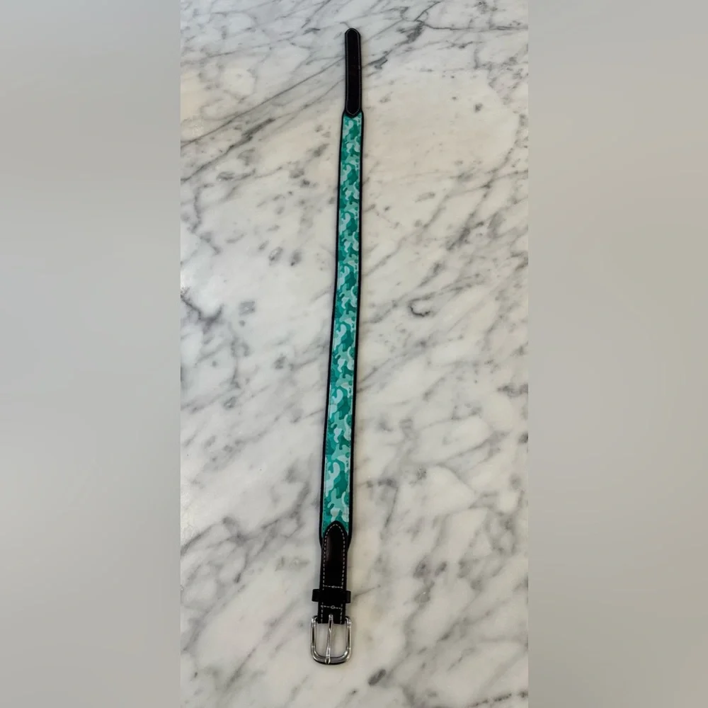 Vineyard Vines Boys’ Classic Canvas & Leather Club Belt - Size 28